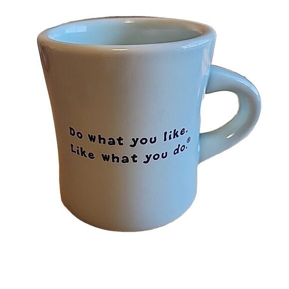 Life is Good Light Blue Cooking Utensils Mug With Heart - Picture 2 of 4